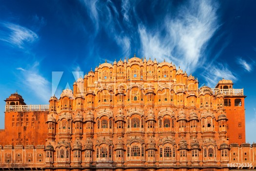 Bild på Hawa Mahal Palace of the Winds Jaipur Rajasthan
